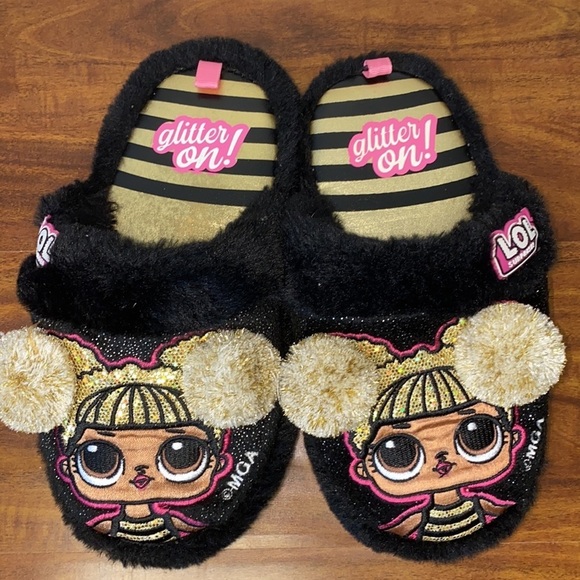 LOL Queen Bee Girl’s Slippers Size 12 - Picture 3 of 6